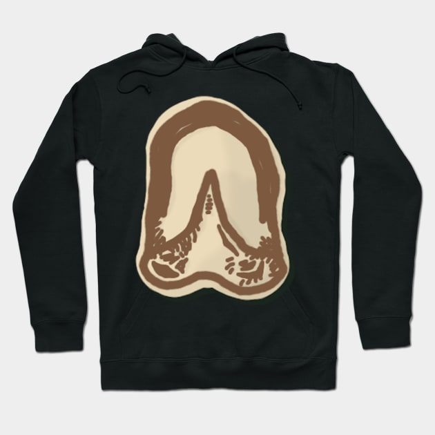 Donkey Track Woodcut Hoodie by LochNestFarm